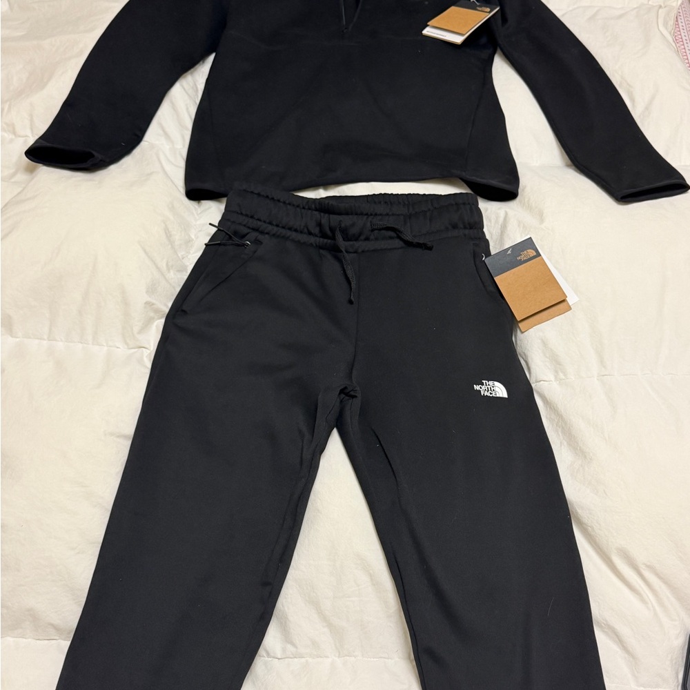 The North Face Black Apparel with Logo brand new